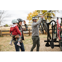 Kuat Transfer V2 Three Bike Hitch Mounted Carrier (Black)