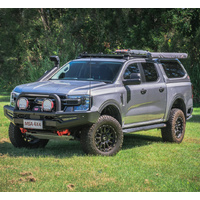 MSA 4x4 Power Fold Towing Mirrors to suit Ford Ranger 06/2022 - Onwards (Black, Electric, Indicators, Heated, BSM, Powerfold)