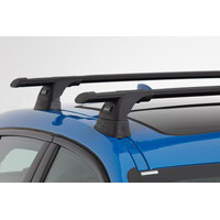 Prorack Black 2 Bar Aero Through Bar kit to suit Volkswagen T-Roc 5dr SUV (2020 - Current)