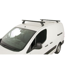 Rhino-Rack JA0658 Heavy Duty RLTF Black 2 Bar Roof Rack for CITROEN Berlingo II 4DR Van (01/2009-12/2018)