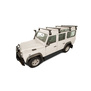 Rhino-Rack JA0850 Heavy Duty RL210 Black 4 Bar Roof Rack for LAND ROVER Defender 110 (incl. Hard Top) 4DR 4WD (03/1993-12/2020)