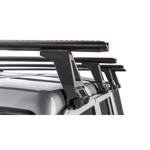 Rhino-Rack JA2787 Vortex RL150 Black 4 Bar Roof Rack for TOYOTA Land Cruiser 76 Series 4DR 4WD (03/2007-Current)