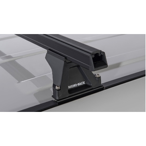 Rhino-Rack JA5743 Heavy Duty RLTF Black 3 Bar Roof Rack for HYUNDAI iLoad 2DR Van (01/2008-12/2021)