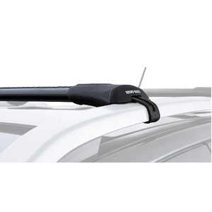 Rhino-Rack JA7971 Vortex StealthBar Black 2 Bar Roof Rack for FORD Ranger Wildtrak Gen 2 (P703) Double Cab (With Roof Rails) 4DR Ute (01/2022-Current)