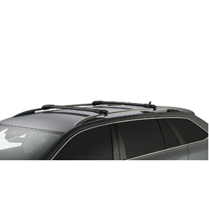 Rhino-Rack JA7973 Vortex StealthBar Black 2 Bar Roof Rack for SKODA Karoq Gen 1 With Raised Rail 5DR SUV (01/2018-Current)
