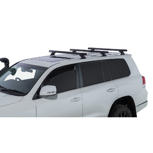 Rhino-Rack JA9482 Heavy Duty RCH Black 3 Bar Roof Rack for TOYOTA Land Cruiser 200 Series 5DR 4WD (01/2007-12/2021)