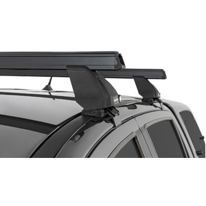 Rhino-Rack JB0963 Heavy Duty 2500 Black 2 Bar Roof Rack for MAZDA BT50 Gen2 Dual Cab 4DR Ute (01/2011-12/2020)