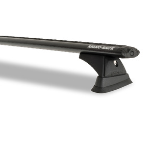 Rhino-Rack JC-01571 Vortex RCH Black 2 Bar Roof Rack for FORD Ranger Gen 2 (P703) (Excl. Wildtrak Platinum) Double Cab Ute Tub Factory Windows 4DR Ute