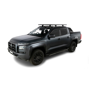 Rhino-Rack JC-02143 Pioneer 6 Platform (1500 x 1240mm) &amp; RX200-4 legs for MITSUBISHI Triton GSR Gen6 Double Cab &amp; Flush Rails 4DR Ute (01/2024-Current
