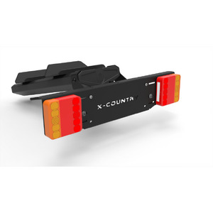 X-Country LED Licence Plate Bracket Kit for Rockymounts GuideRail &amp; AfterParty