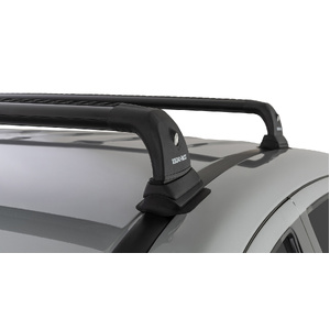 Rhino-Rack RVP50 Vortex RVP Black 2 Bar Roof Rack for MITSUBISHI Triton Gen5 MQ/MR Double Cab 4DR Ute (01/2015-12/2024)
