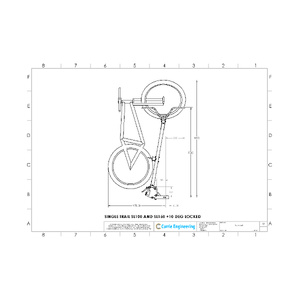 Single Trail SL150 Vertical 4 Bike Carrier (Powercoated Finish)