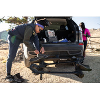 Kuat Transfer V2 Three Bike Hitch Mounted Carrier (Black)