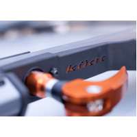 Kuat Trio Single Bike Fork Mounted Carrier (Grey + Orange)
