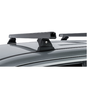 Rhino-Rack JA9478 Heavy Duty RCH Black 2 Bar Roof Rack for VOLKSWAGEN Amarok 2H Dual Cab 4DR Ute (01/2011-12/2023)