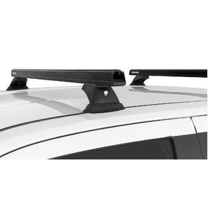 Rhino-Rack JC-00568 Heavy Duty RCH Black 2 Bar Roof Rack for HOLDEN Colorado Crew Cab 4DR Ute (01/2012-12/2020)