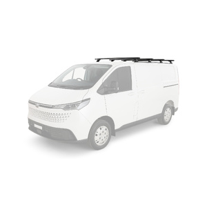 Rhino-Rack JC-06720 Sportz RX300H Trackmount Black 4 Bar Roof Rack for LDV eDeliver 7 Gen1 SWB (Low Roof) 4DR Van (01/2024-Current)