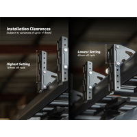 Kaon Universal 270 Degree Awning Bracket Set to suit Cross Bars, Rola &amp; Other Platform Racks
