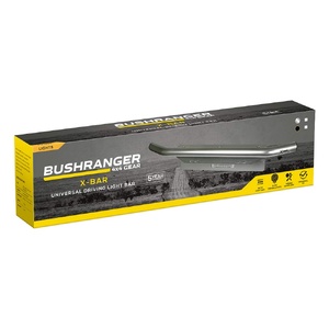 Bushranger Night Hawk X-Bar Number Plate Light Mounting Bar (Chrome)