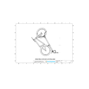 Single Trail SL100 Vertical 2 Bike Carrier (Powercoated Finish)