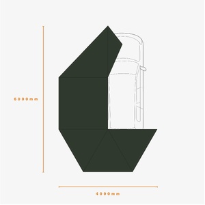 Darche Eco Eclipse 270 Awning (Left)