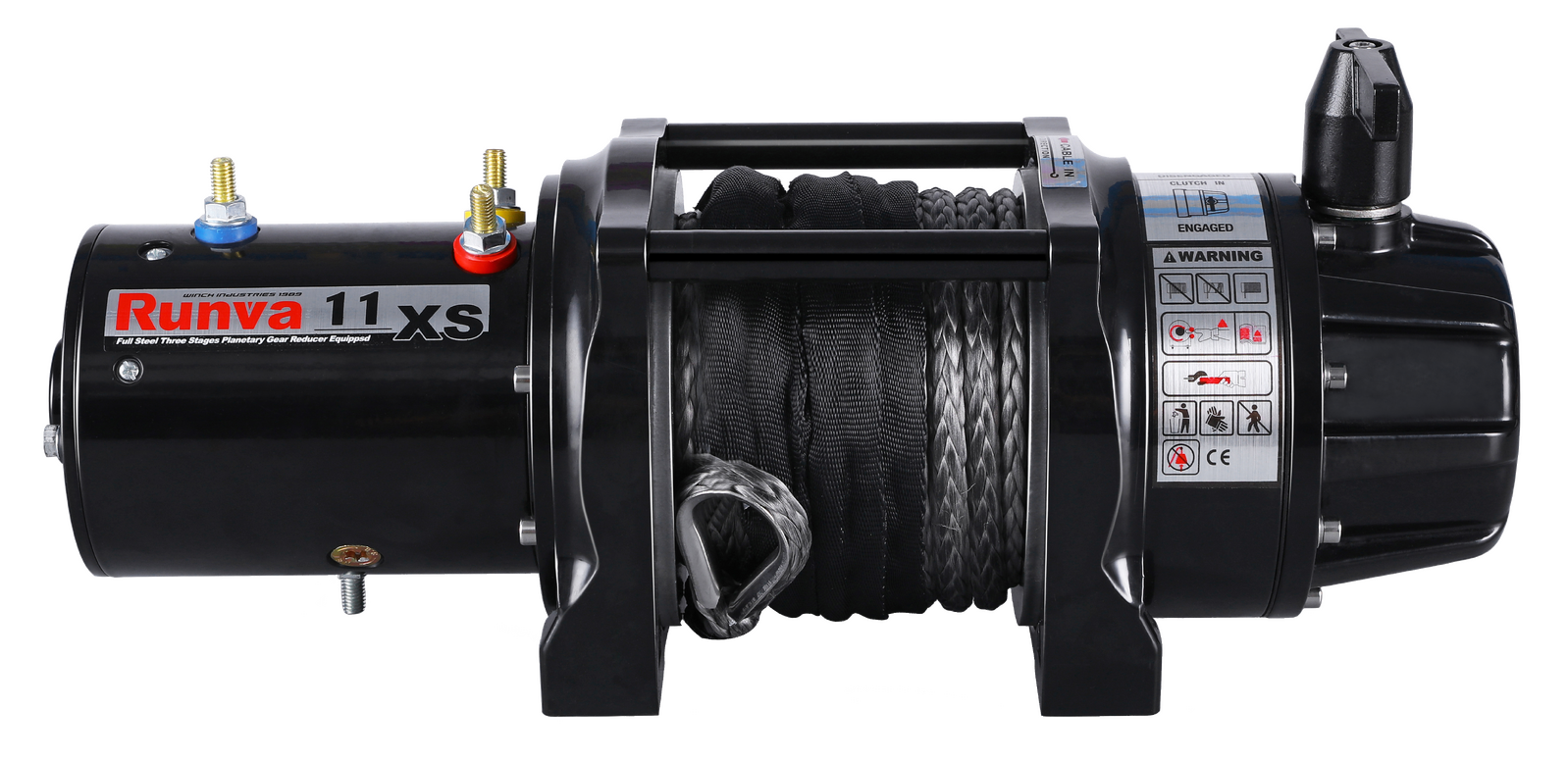 Runva 11XS Premium 12V Compact Winch with Synthetic Rope RUNVA