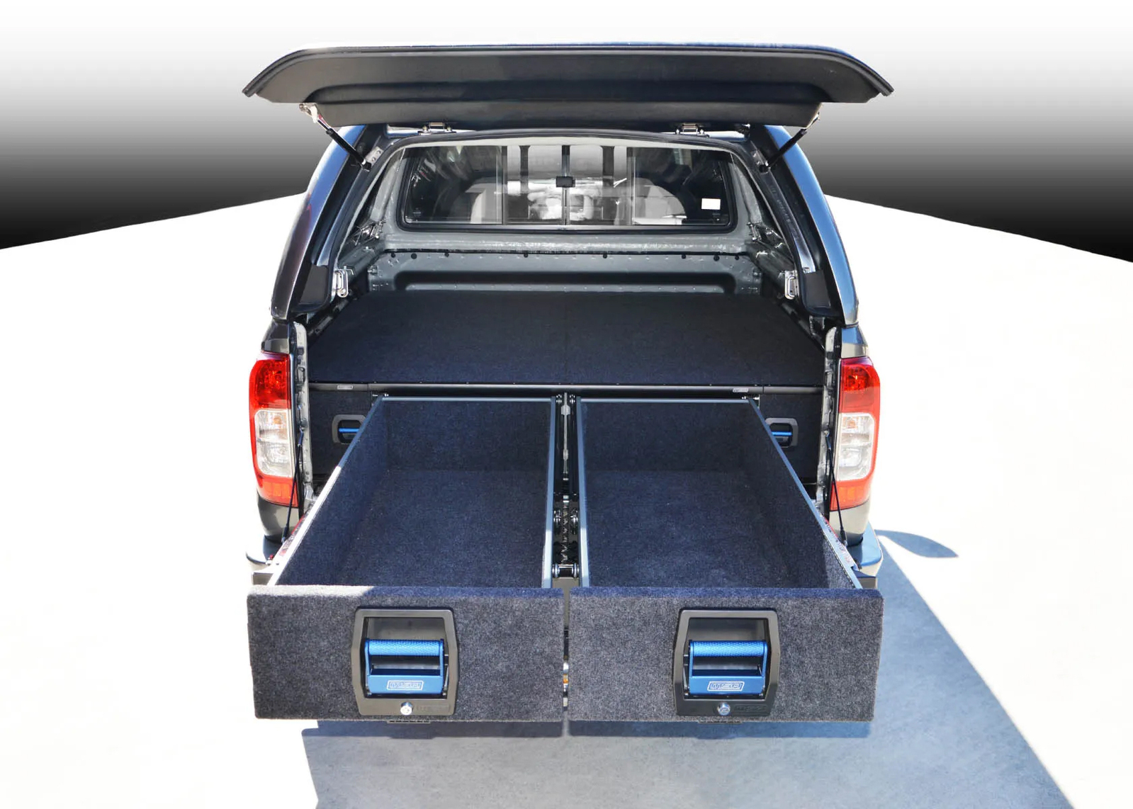 MSA 4x4 Fitted Double Drawers Kit to suit Nissan Navara NP300 Dual Cab