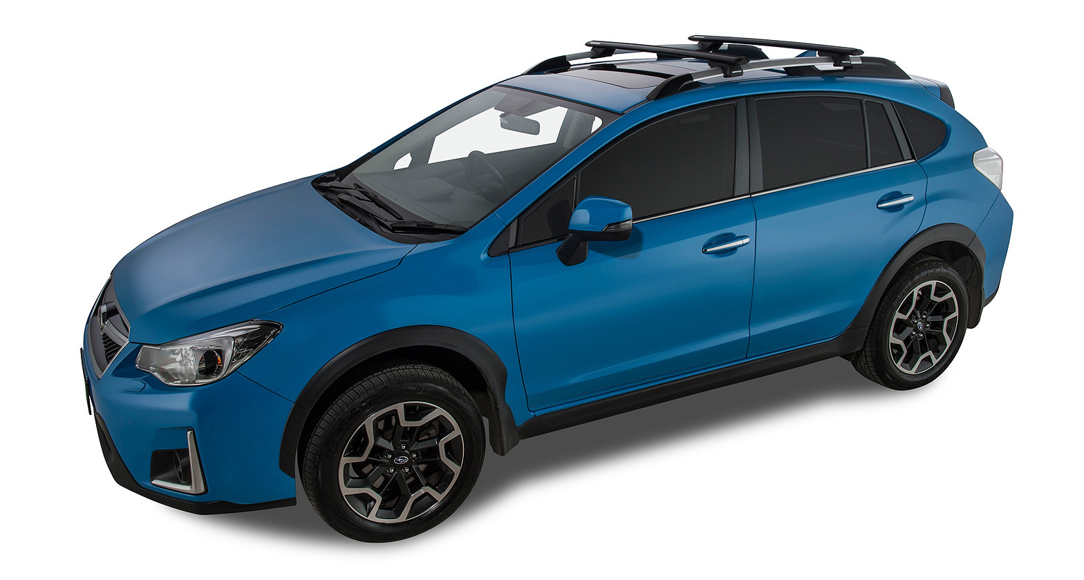 Rhino Vortex RX Black 2 Bar Roof Rack for HOLDEN Captiva 5 CG Series II