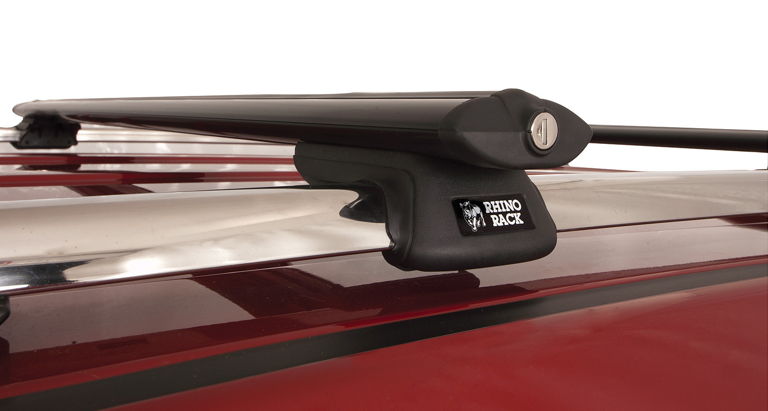 Rhino Vortex RX Black 2 Bar Roof Rack for NISSAN Murano 2nd Gen Z51 5dr