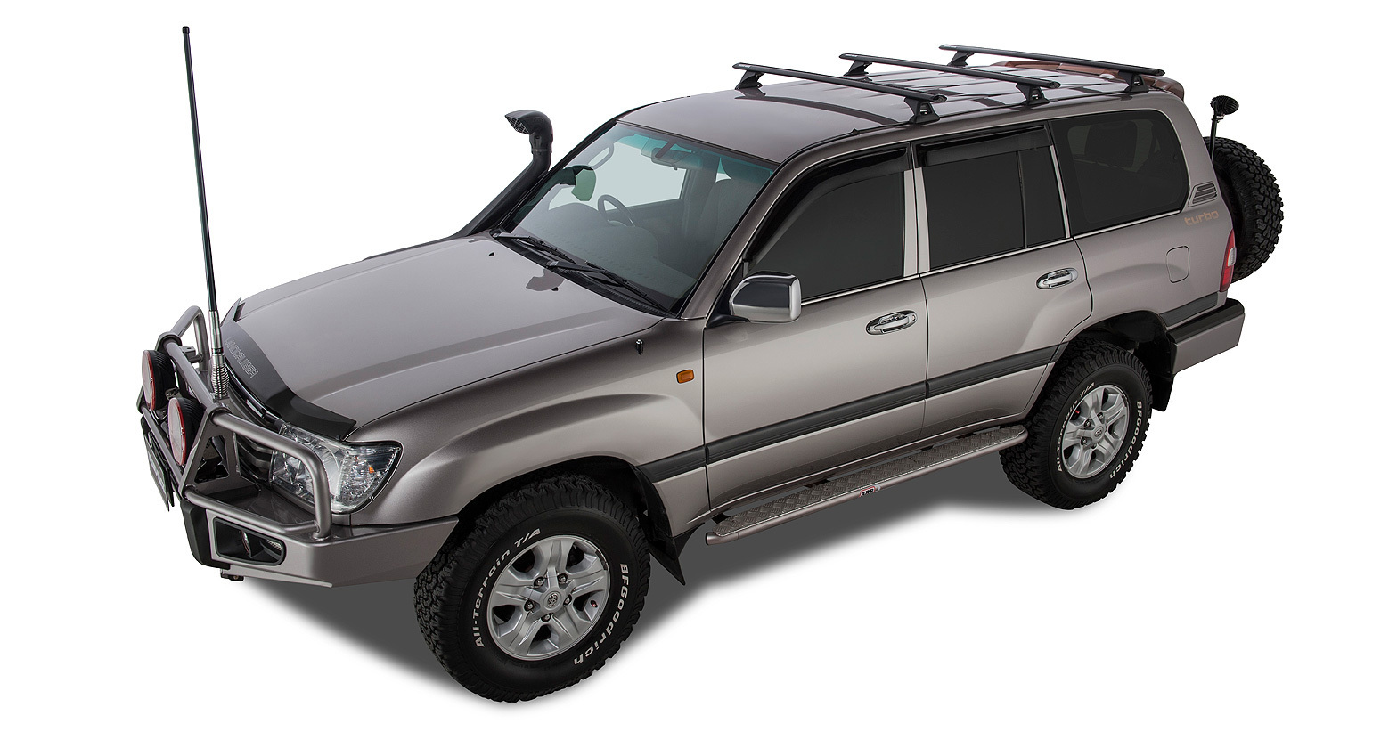 Rhino-Rack JA9589 Vortex RCH Black Bar Roof Rack for TOYOTA Land