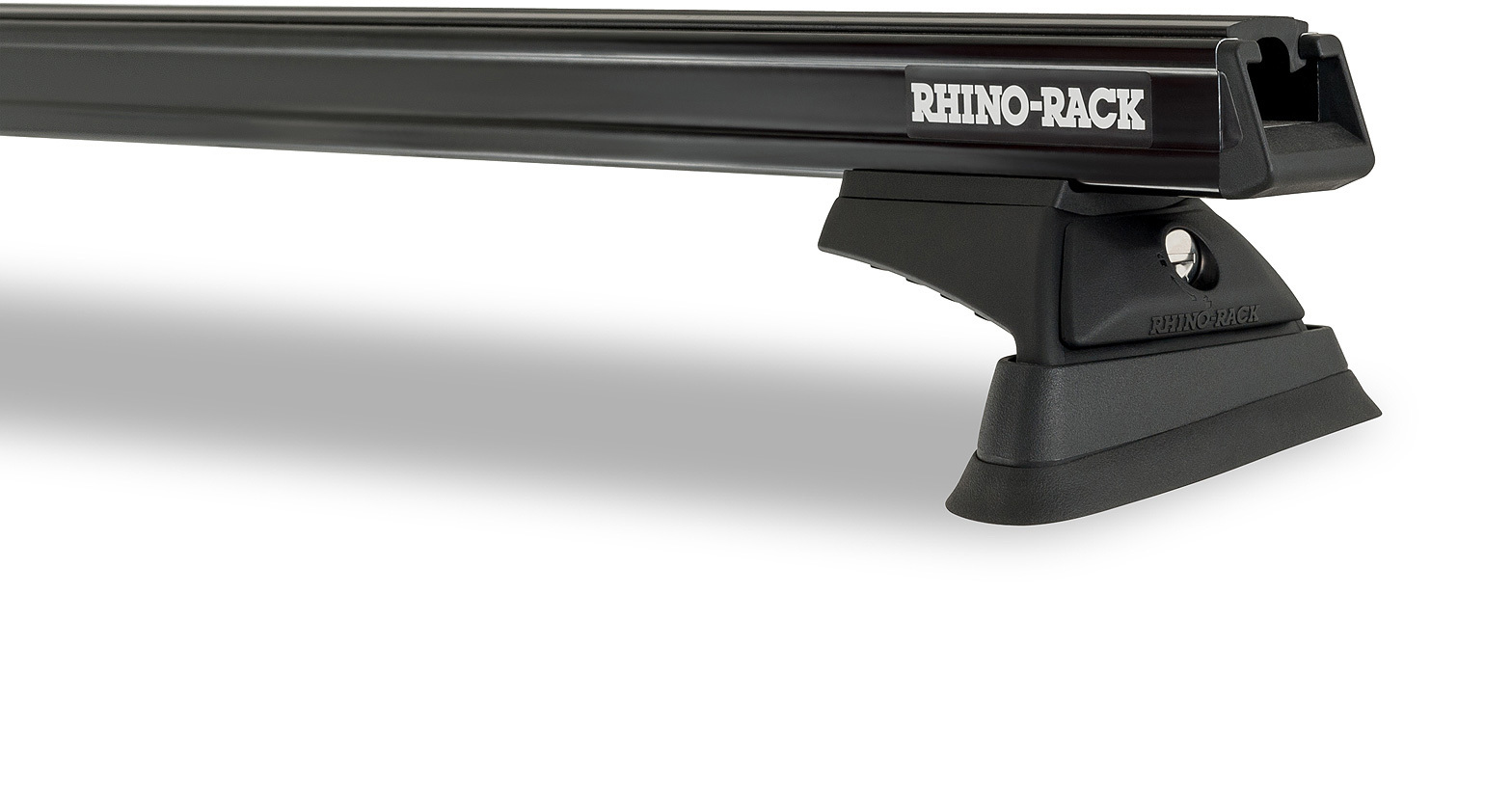 Rhino HD Black 1 Bar Roof Rack for HOLDEN Colorado 7 4dr SUV (Flush