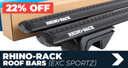 22% Off Rhino-Rack Roof Bars (Exc. Sportz)