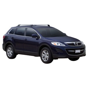 Prorack Silver 2 Bar Aero Flush Bar kit to suit Mazda CX-9 5dr SUV (2007 - 6/2016)