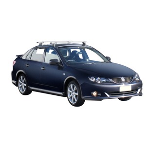 Prorack Silver 2 Bar Aero Through Bar kit to suit Subaru Impreza 4dr Sedan (2008 - 2012)