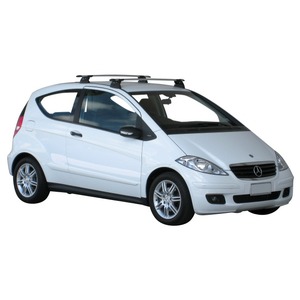 Prorack Silver 2 Bar Aero Through Bar kit to suit Mercedes-Benz A-Class C169 3dr Hatch (2004 - 2012)