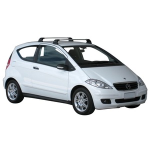 Prorack Silver 2 Bar Aero Flush Bar kit to suit Mercedes-Benz A-Class C169 3dr Hatch (2004 - 2012)