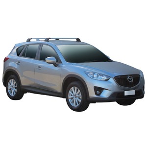 Prorack Black 2 Bar Aero Flush Bar kit to suit Mazda CX-5 5dr SUV (2012 - 1/2017)