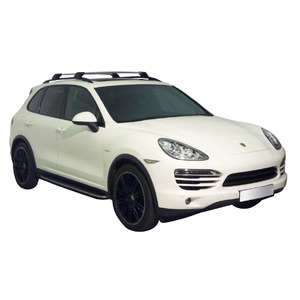 Prorack Silver 2 Bar Aero Flush Bar kit to suit Porsche Cayenne 5dr SUV (2010 - 2018)