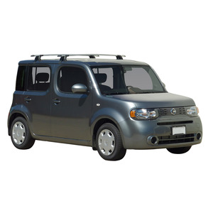 Prorack Silver 2 Bar Aero Through Bar kit to suit Nissan Cube 5dr MPV (2009 - 2014)