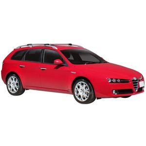 Prorack Silver 2 Bar Aero Rail Bar kit to suit Alfa Romeo 159 5dr Wagon (6/2006 - Current)