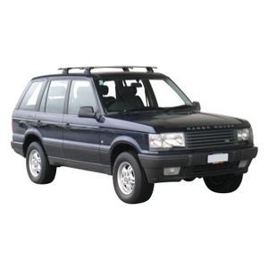 Prorack Silver 2 Bar Aero Through Bar kit to suit Land Rover Range Rover 5dr SUV (7/1995 - 2002)