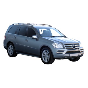 Prorack Silver 2 Bar Aero Flush Bar kit to suit Mercedes-Benz GL X164 5dr SUV (7/2006 - 2015)