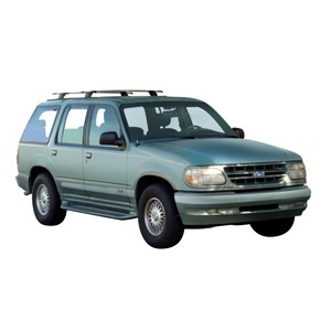 Prorack Black 2 Bar Aero Through Bar kit to suit Ford Explorer 5dr SUV (1995 - 2001)