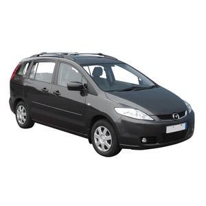 Prorack Silver 2 Bar Aero Rail Bar kit to suit Mazda Premacy 5dr MPV (2005 - 2010)