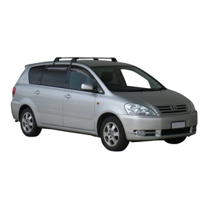 Prorack Silver 2 Bar Aero Flush Bar kit to suit Toyota Ipsum 5dr MPV (2001 - 2006)