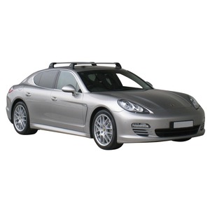 Prorack Silver 2 Bar Aero Flush Bar kit to suit Porsche Panamera 4dr Sedan (2009 - 2016)