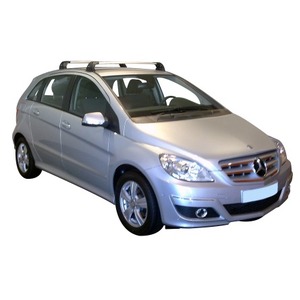 Prorack Black 2 Bar Aero Flush Bar kit to suit Mercedes-Benz B-Class W245 5dr MPV (2005 - 2011)