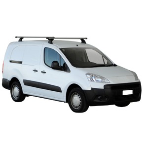 Prorack Silver 2 Bar Heavy Duty Through Bar kit to suit Citroen Berlingo LWB 5dr Van (2008 - 2015)