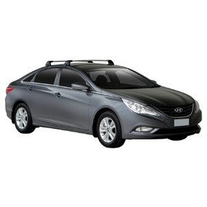 Prorack Silver 2 Bar Aero Flush Bar kit to suit Hyundai i45 4dr Sedan (2010 - Current)