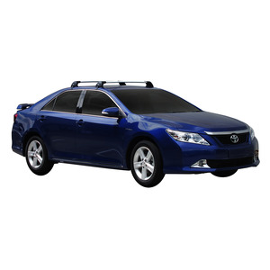 Prorack Silver 2 Bar Aero Flush Bar kit to suit Toyota Aurion 4dr Sedan (2012 - 6/2018)